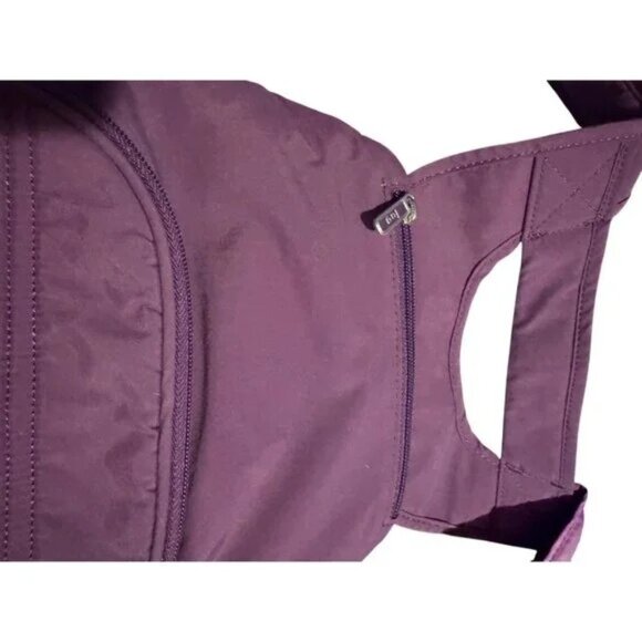 Lug Plum Purple Backpack With Adjustable Straps & Multiple Pockets For Women - Picture 11 of 13